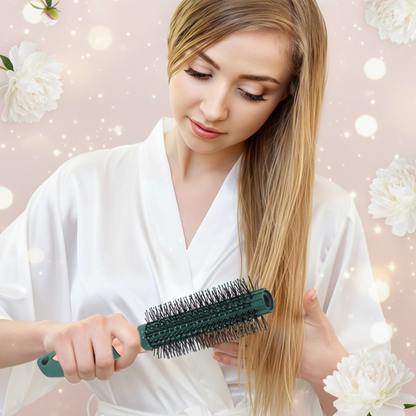 Brosse à Cheveux ronde | Brosse Cheveux Bouclés Ronde Démêlante